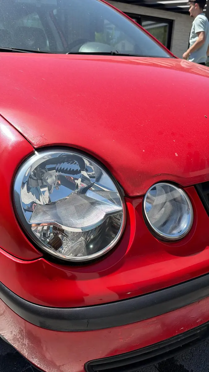 Koplamp restauratie resultaat